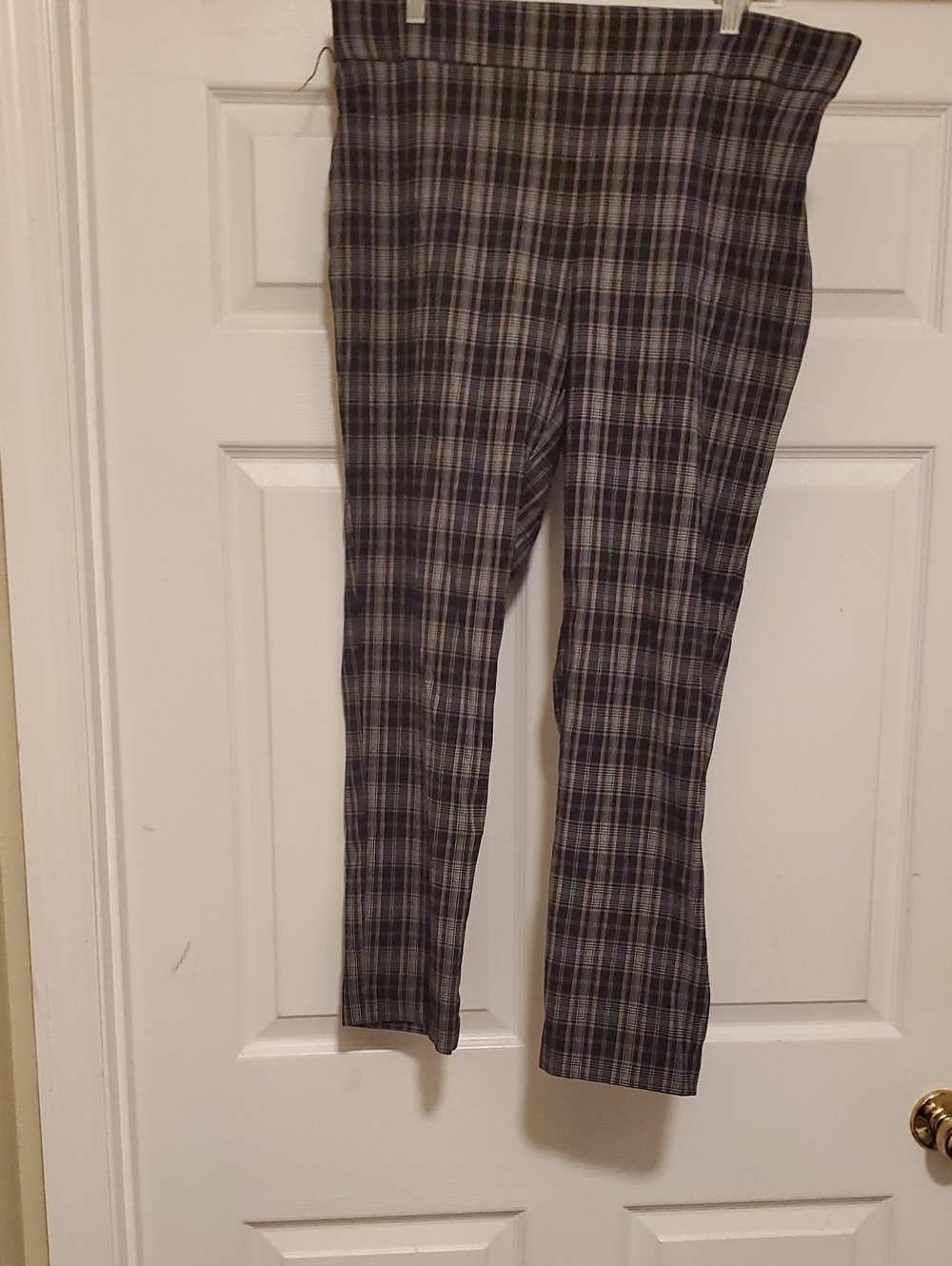 Counterparts Black and Tan Plaid Skirt